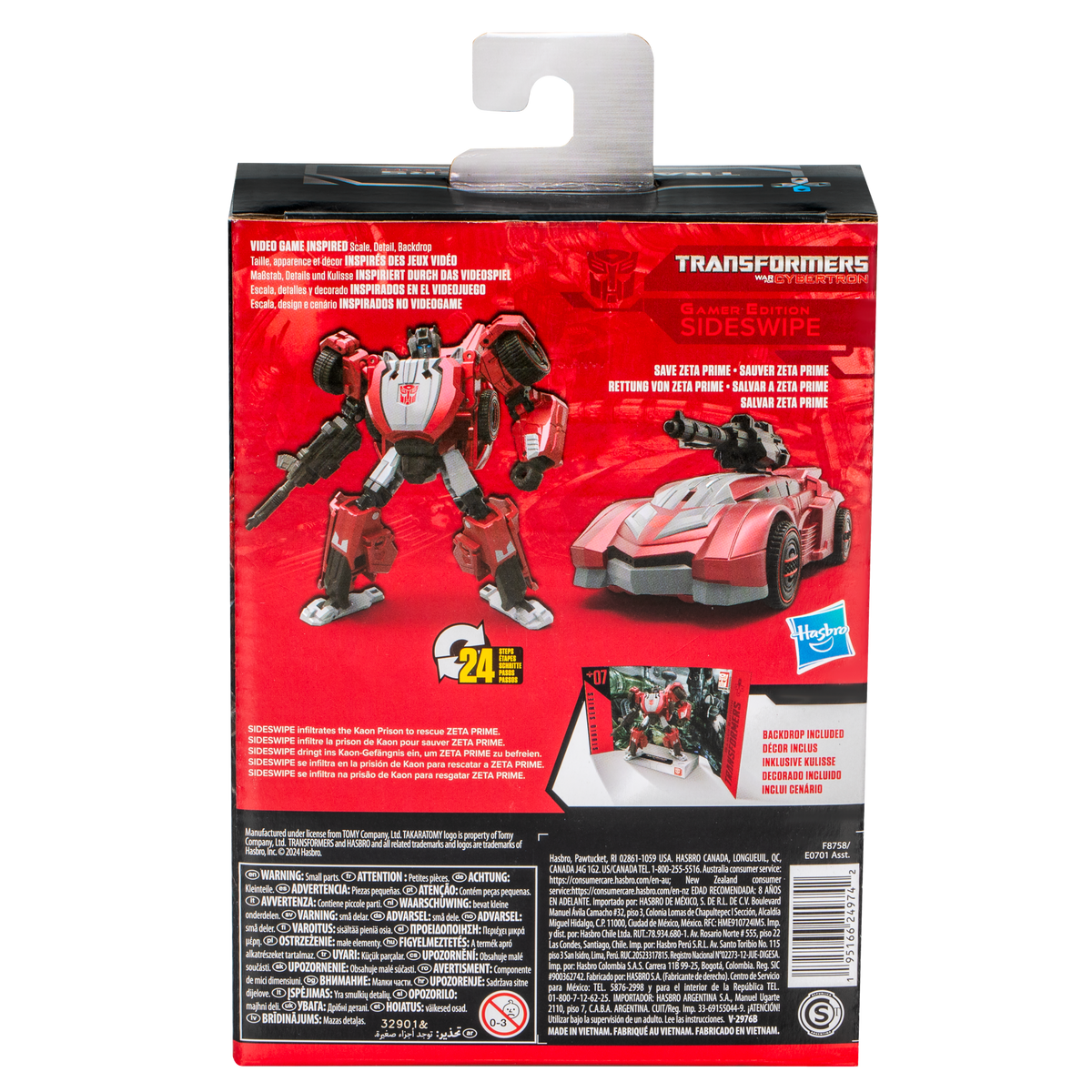 Sideswipe Deluxe Class 14cm Studio Series Gamer Edition War For Cybertron