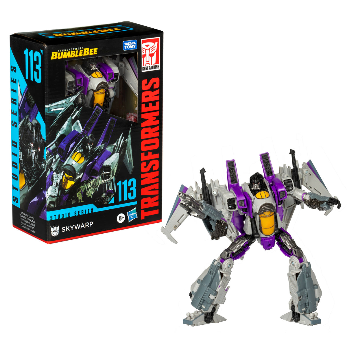 Skywarp Voyager Class 16,5cm Studio Series Bumblebee Movie