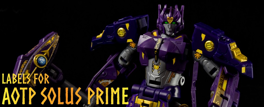 Stickers for Solus Prime Age Of The Primes ToyHax Upgrade Kit ...