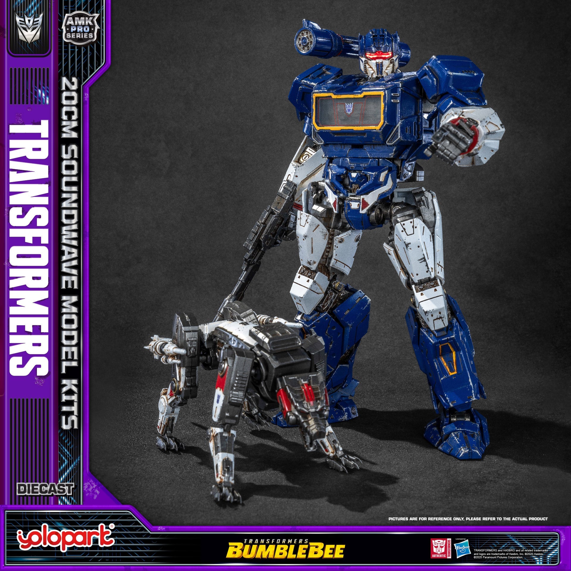 Soundwave & Ravage AMK PRO Figurines Transformers Bumblebee Model-Kit ...