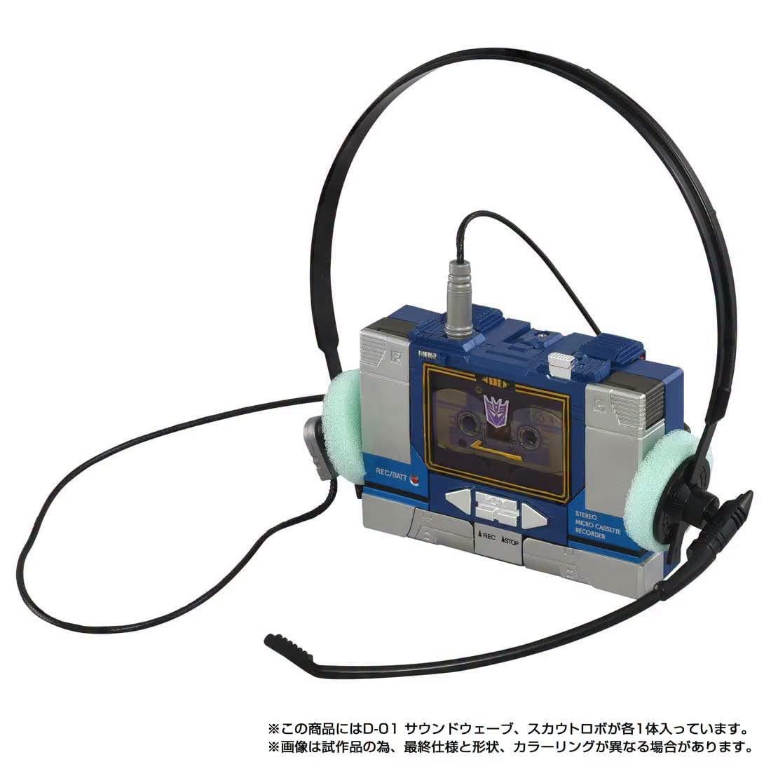 Soundwave & Autoscout G1 Toy Version Missing Link D-01