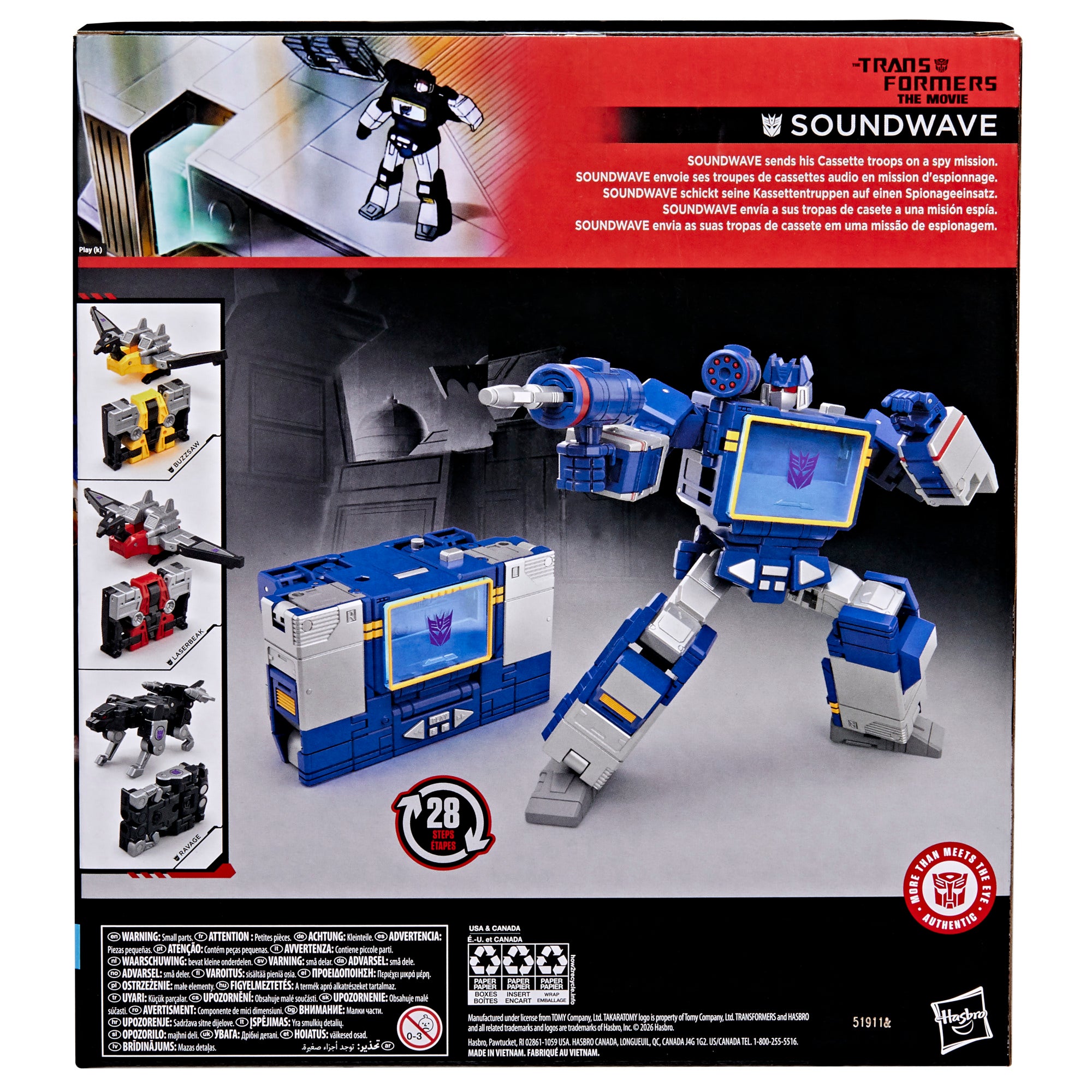 Soundwave SS-86 Studio Series Leader Class Figures Transformers ...