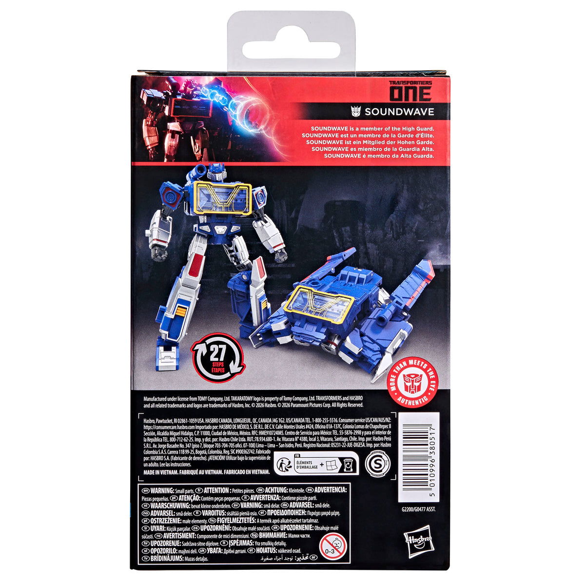 Soundwave Deluxe Class Studio Series Transformers One
