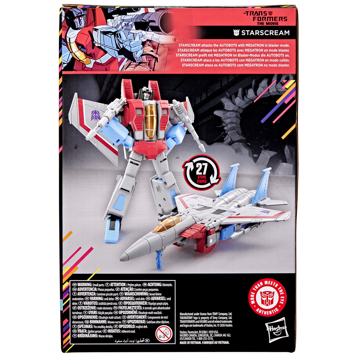Starscream G1 Voyager Class 17 cm Studio Series 86 MTMTE Collection