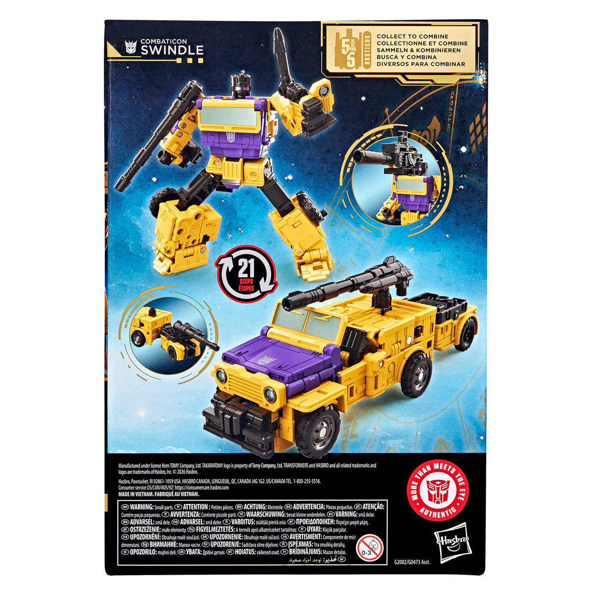 Combaticon Swindle Voyager Class 16,5 cm Age of the Primes