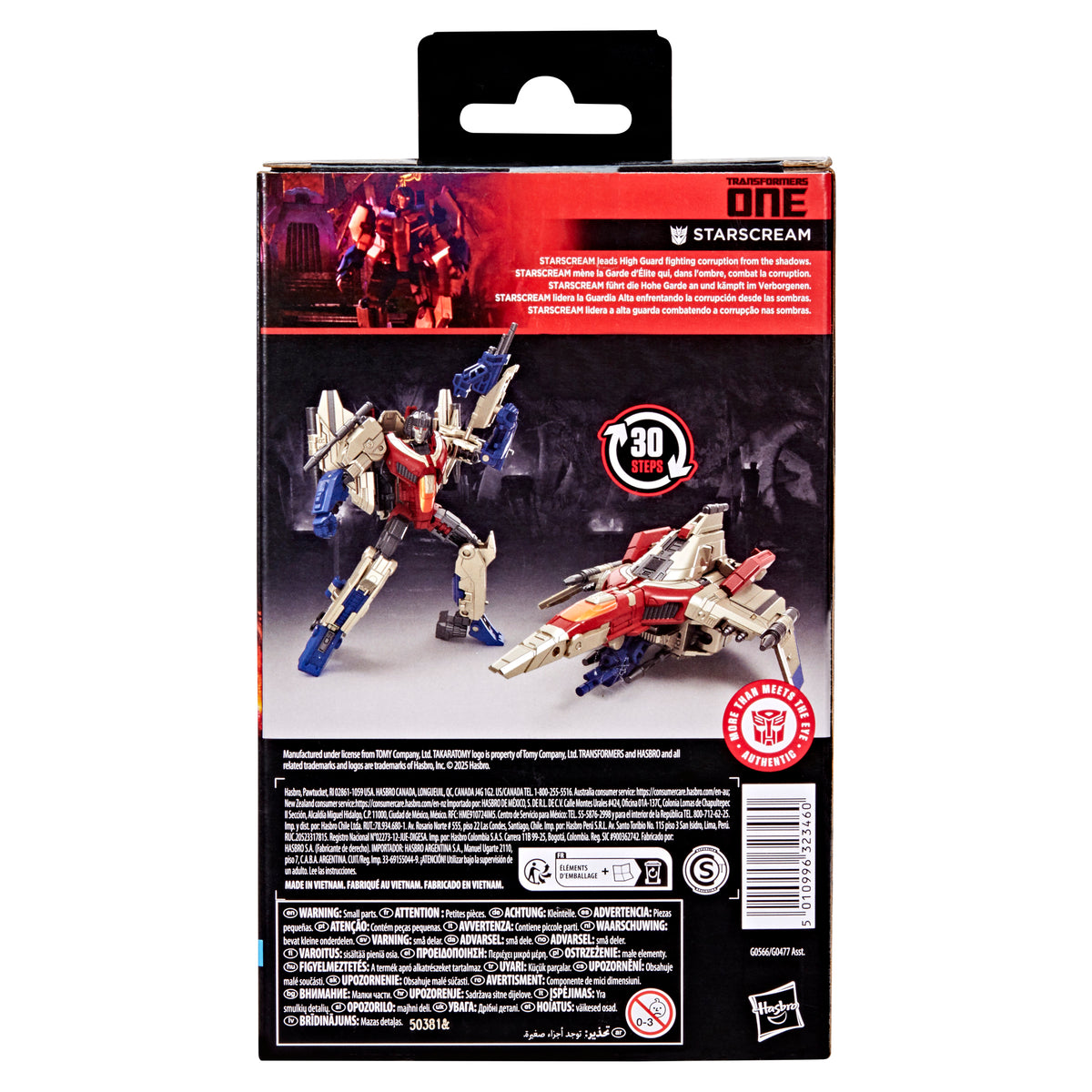 Starscream Deluxe Klass 11,5cm Transformers One Studio Series
