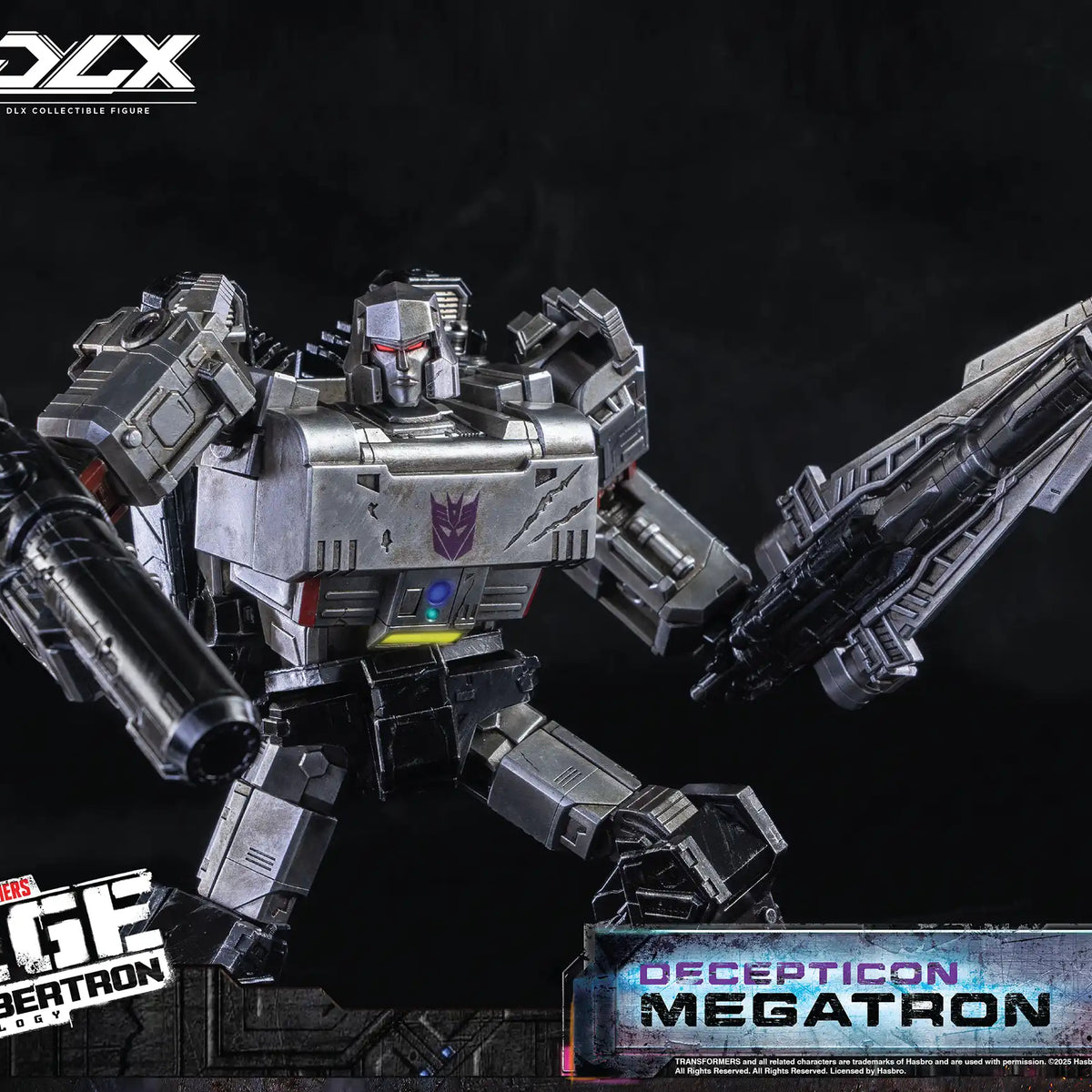 Megatron Height Figurine Transformers Threezero Megatron War For Cybertron Trilogy DLX ...