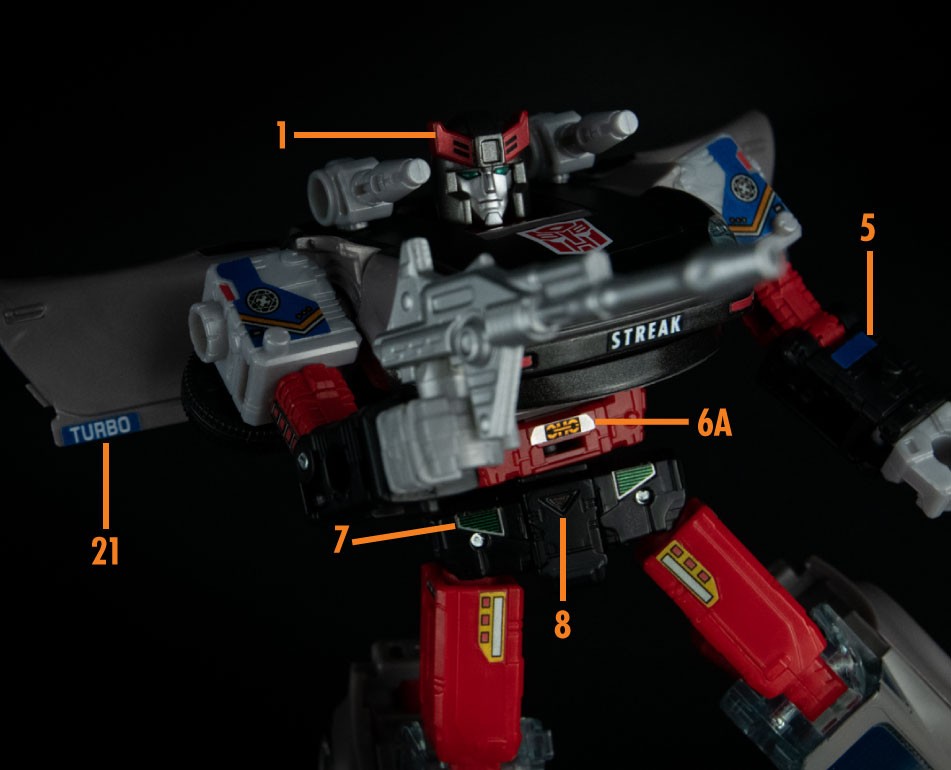 Stickers Pour Bluestreak War For Cybertron Earthrise