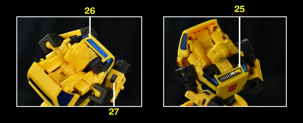 Pegatinas para Bumblebee Studio Series 86-29