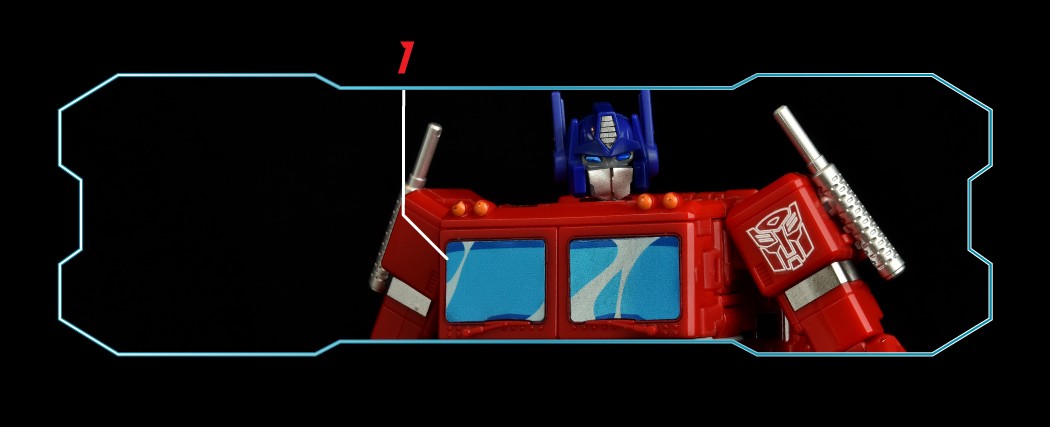 Autocolantes Para Optimus Prime Studio Series 86 Janelas Sombreadas Cel