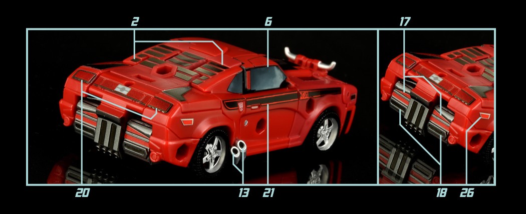 Stickers Upgrade-Kits ToyHax For Cliffjumper Legacy VS Multipack