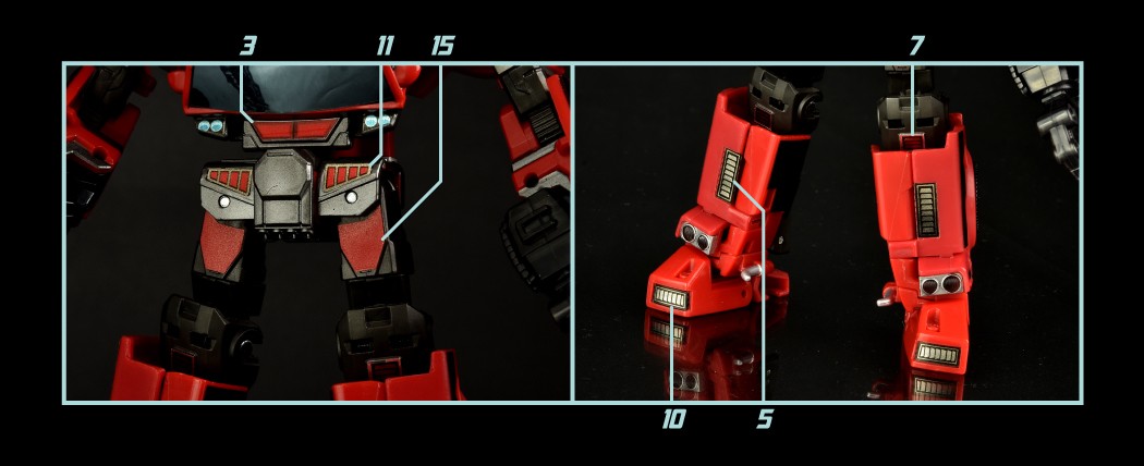 Stickers Upgrade-Kits ToyHax For Cliffjumper Legacy VS Multipack