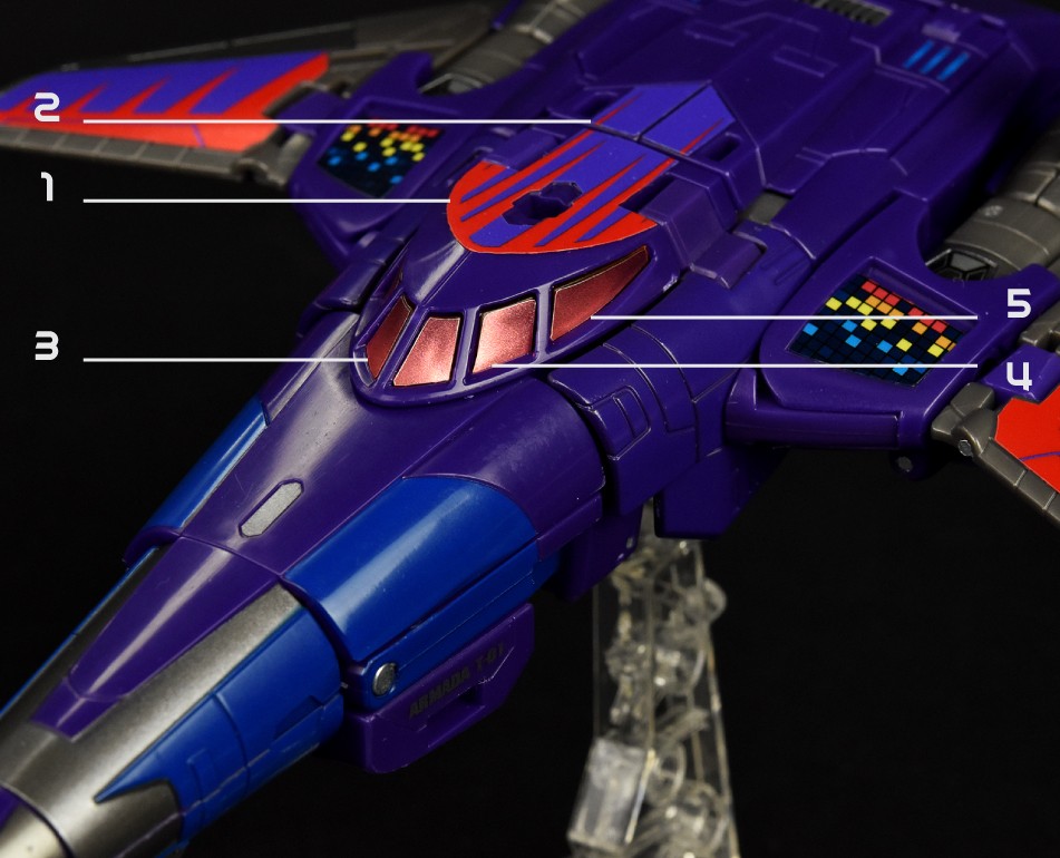 Autocolantes Para Cyclonus & Nightstick Legacy Generation Select