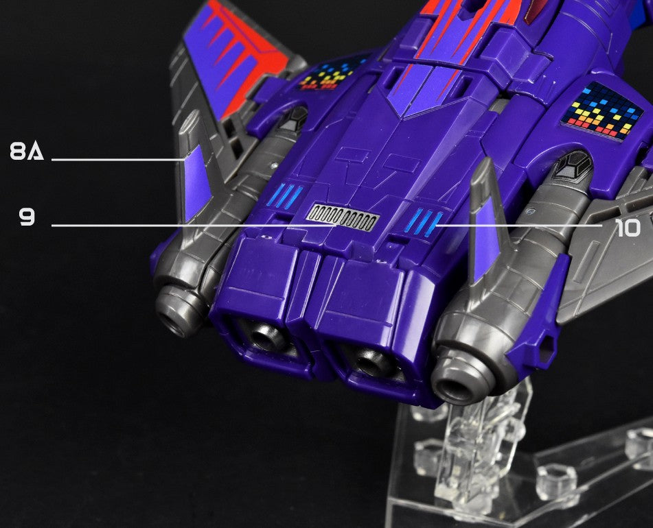 Autocolantes Para Cyclonus & Nightstick Legacy Generation Select