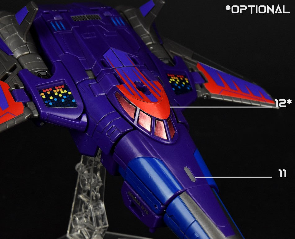 Autocolantes Para Cyclonus & Nightstick Legacy Generation Select