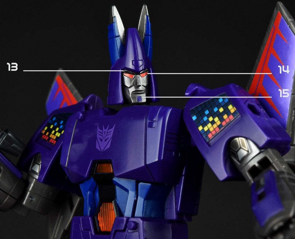 Autocolantes Para Cyclonus & Nightstick Legacy Generation Select