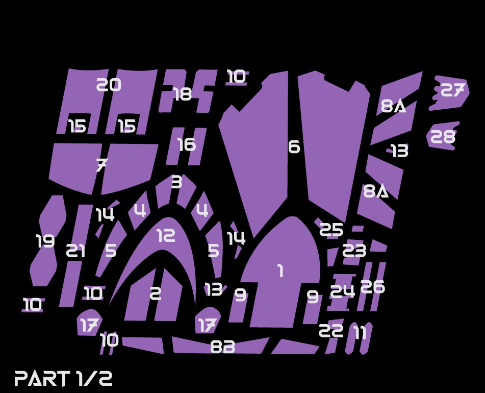 Autocolantes Para Cyclonus & Nightstick Legacy Generation Select