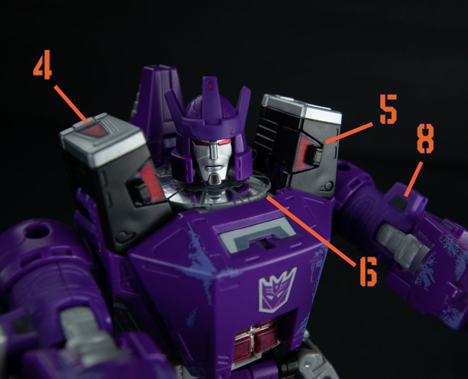 Stickers Para Galvatron Legacy/ Kingdom