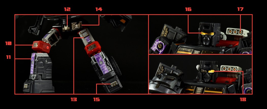 Jackhammer Mask Conversion Kit for Trailbreaker Earthrise / Legacy United