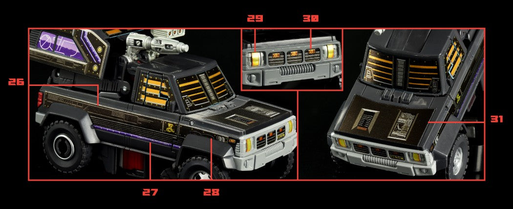 Jackhammer Mask Conversion Kit for Trailbreaker Earthrise / Legacy United