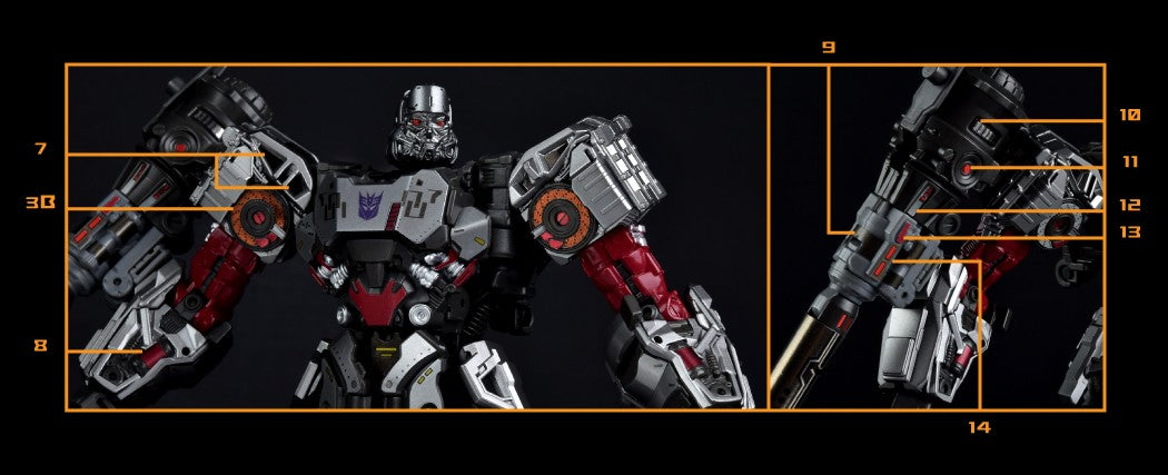 Stickers Pour Megatron Concept Art Studio Series 109