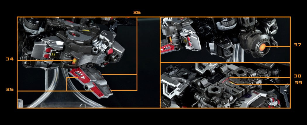 Stickers Pour Megatron Concept Art Studio Series 109