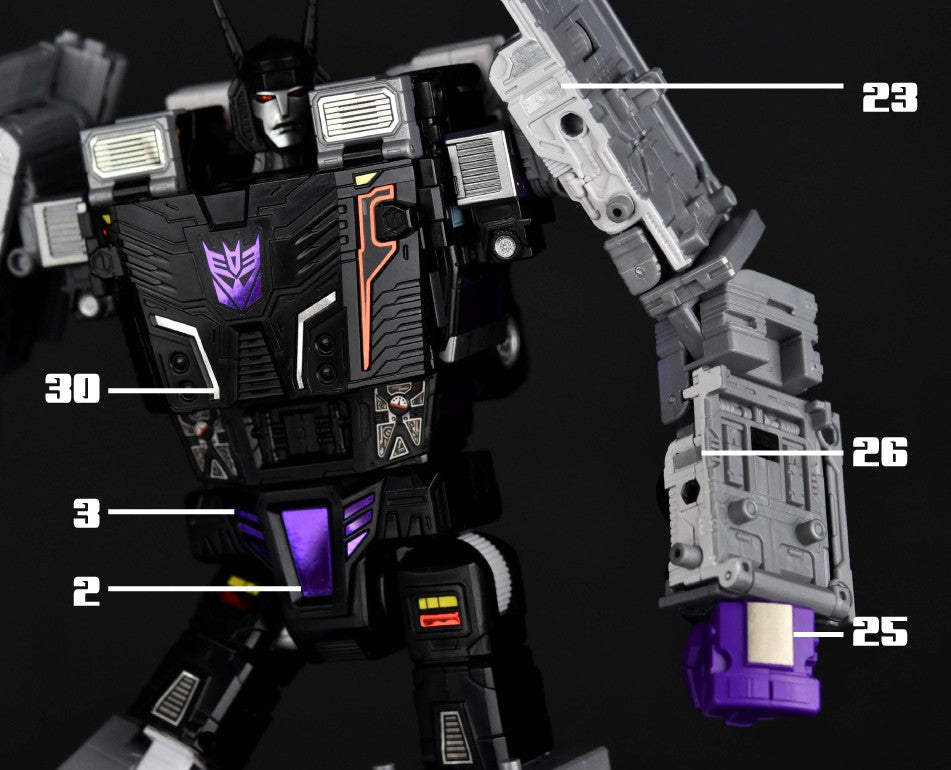 Stickers for Menasor (Motormaster Trailer) Legacy