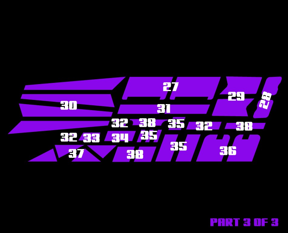 Klistremerker for Motormaster Legacy (Uten tilhengeren)