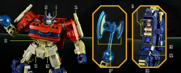 Stickers Pour Optimus Prime Studio Series 112