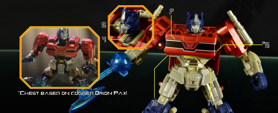 Stickers Pour Optimus Prime Studio Series 112