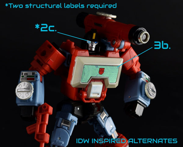 Aufkleber Für Perceptor Studio Series 86