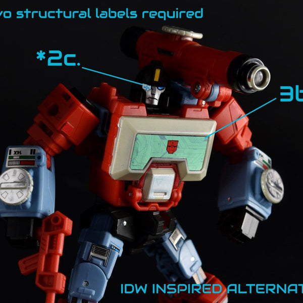 Stickers Pour Perceptor Studio Series 86