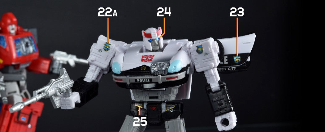 Stickers Pour Prowl & Ironhide Studio Series 86