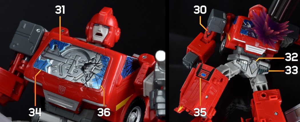 Stickers Pour Prowl & Ironhide Studio Series 86