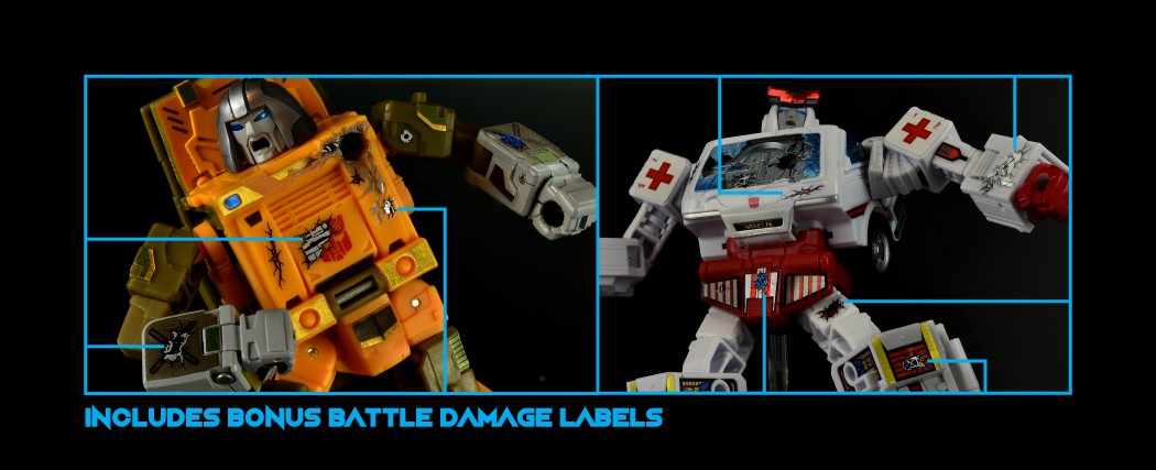 Stickers Pour Ratchet & Brawn Studio Series 86