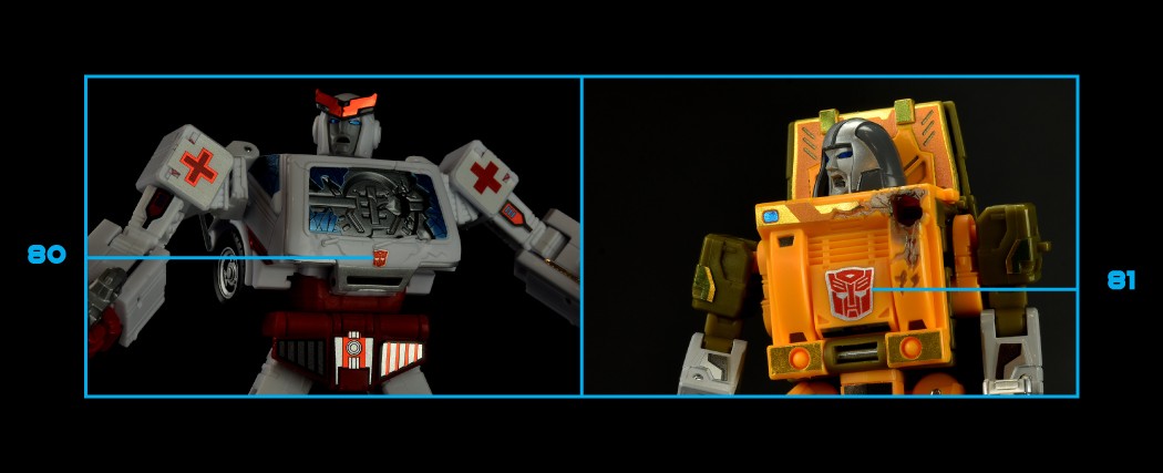 Stickers Pour Ratchet & Brawn Studio Series 86