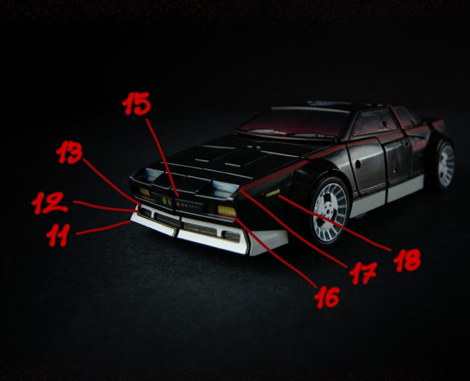 Stickers Fir Runabout War For Cybertron Earthrise