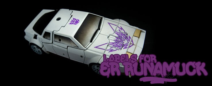 Stickers Pour Runamuck War For Cybertron Earthrise