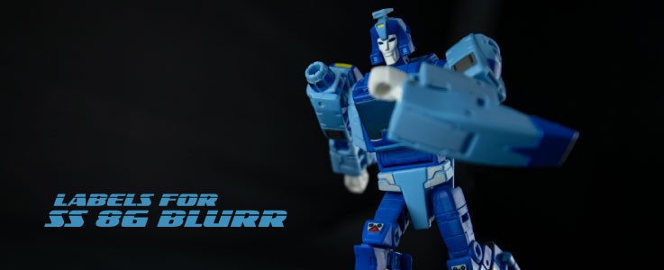 Stickers Voor Blurr Studio Series 86