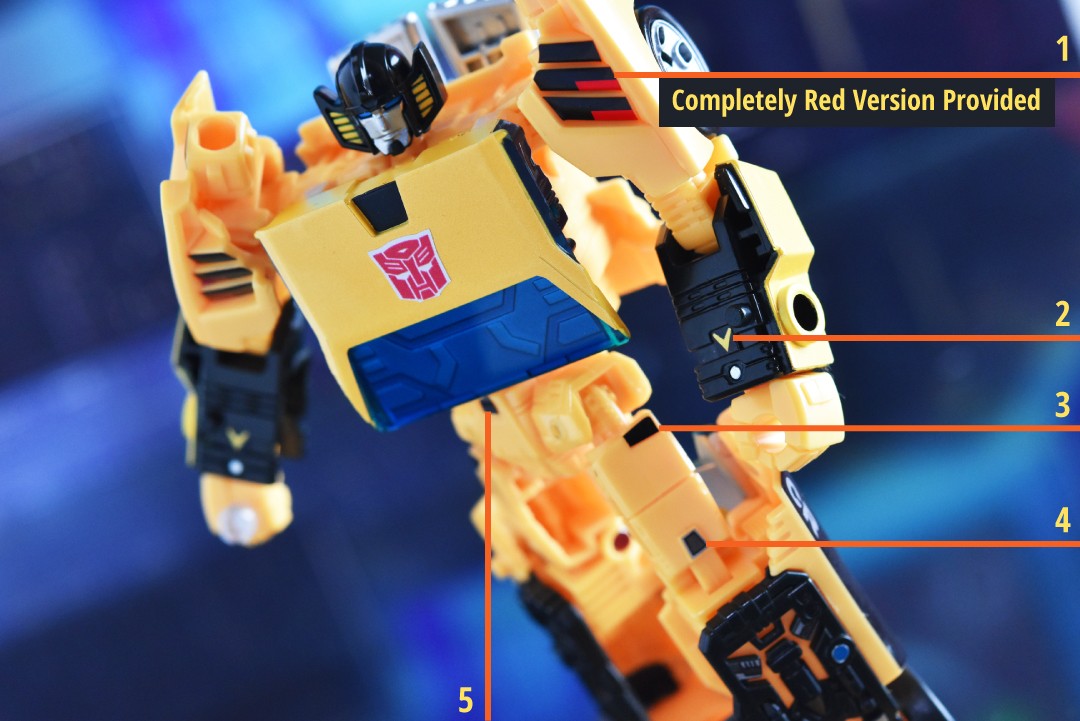 Stickers Pour Sunstreaker War For Cybertron Earthrise