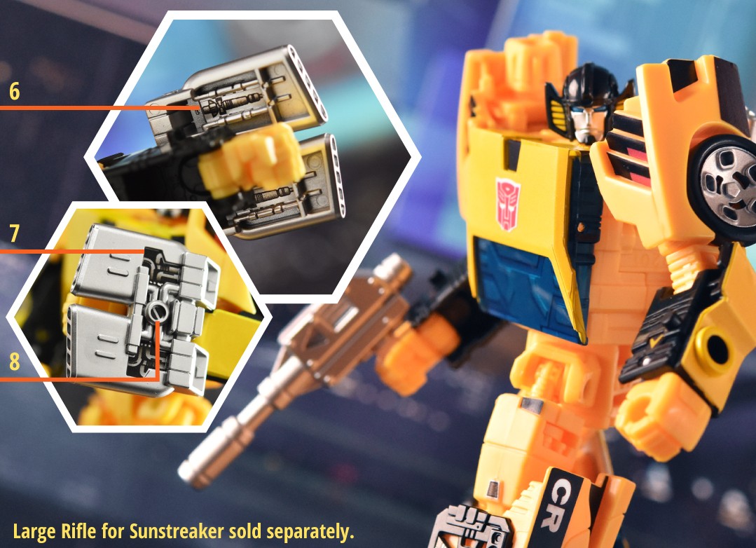 Stickers For Sunstreaker War For Cybertron Earthrise