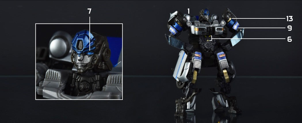 Stickers Upgrade-Kits ToyHax For Mirage Studio Series SS105