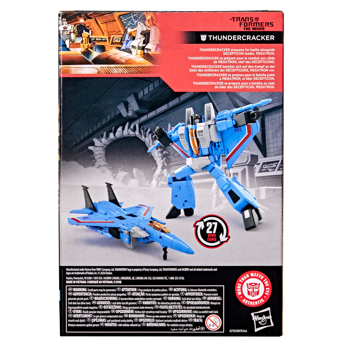 Thundercracker Voyager Class 16,5cm Studio Series 86 De Transformers: De Film