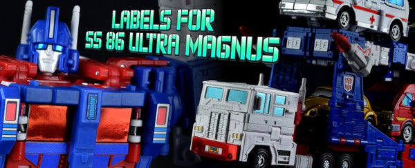 ToyHax Aufkleber für Ultra Magnus Studio Series 86