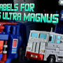 Stickers ToyHax pour Ultra Magnus Studio Series 86