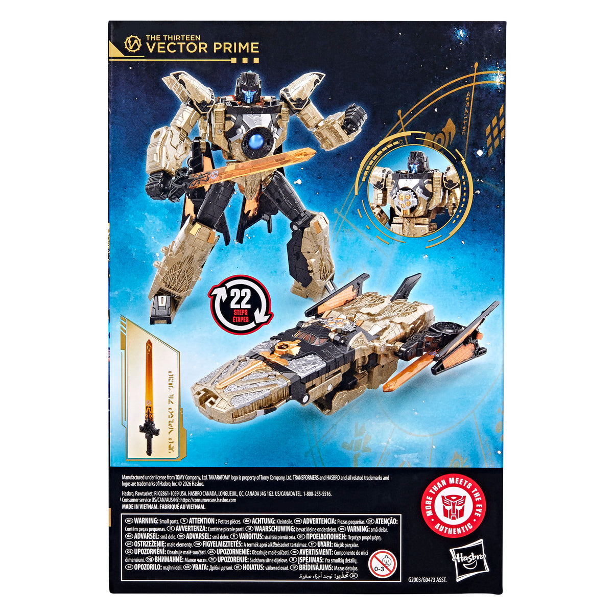 Vector Prime Cybertron Voyager Class 17,5 cm Age of the Primes