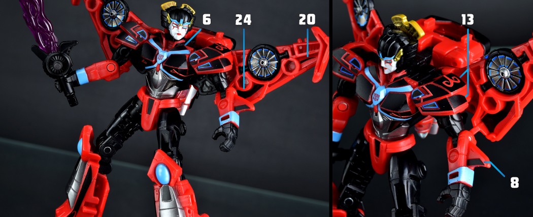 Stickers Pour Windblade Legacy United Toyhax