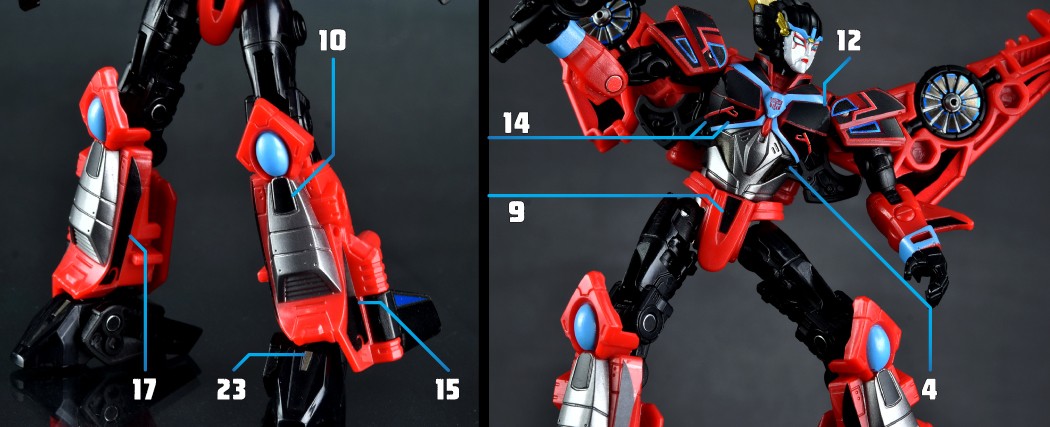 Stickers Pour Windblade Legacy United Toyhax