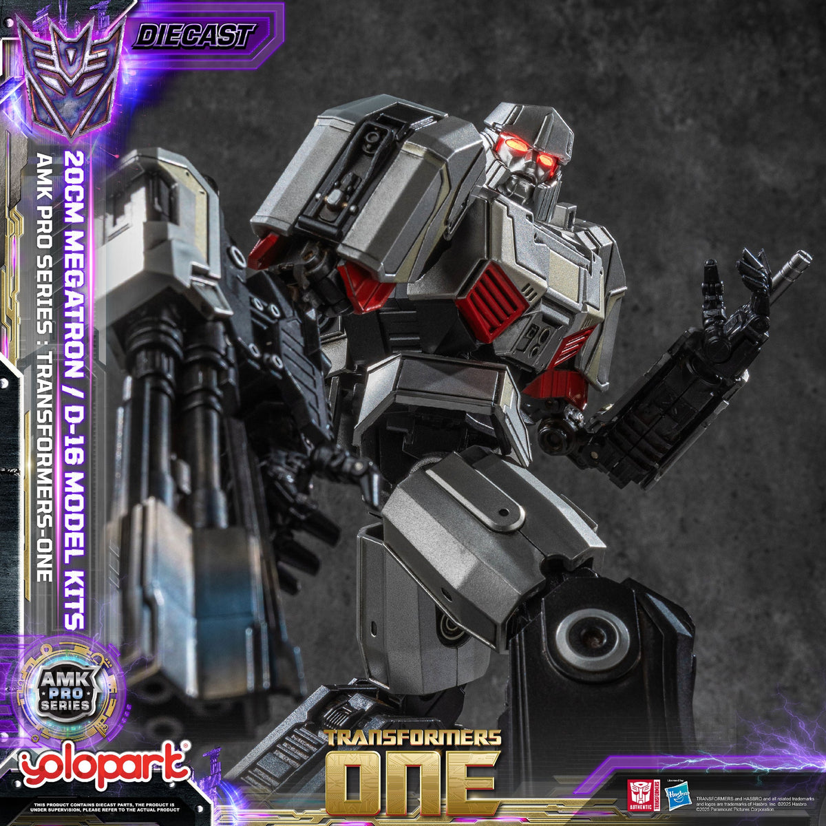 Megatron 20cm AMK PRO Yolopark Model-Kit Transformers One