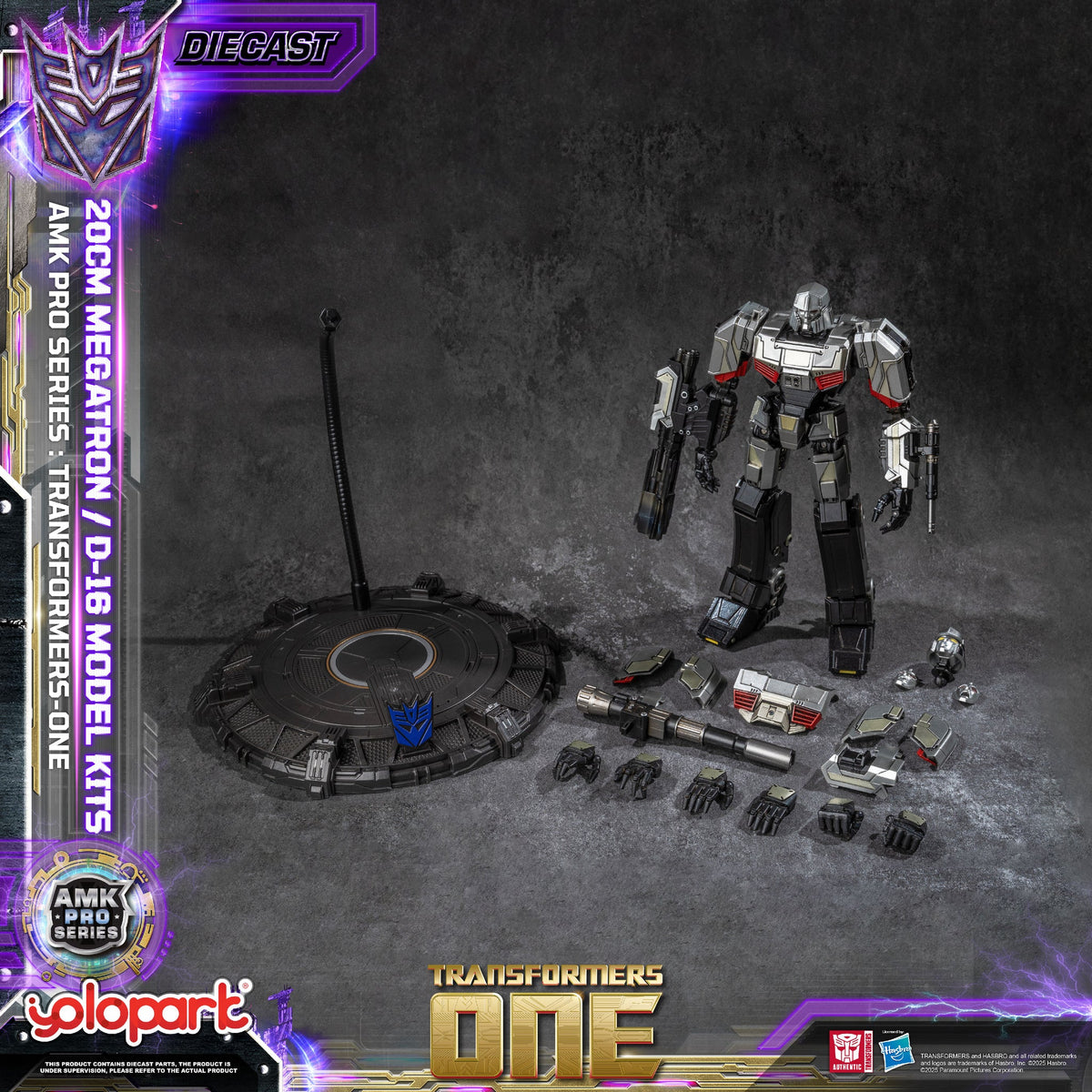 Megatron 20cm AMK PRO Yolopark Model-Kit Transformers One